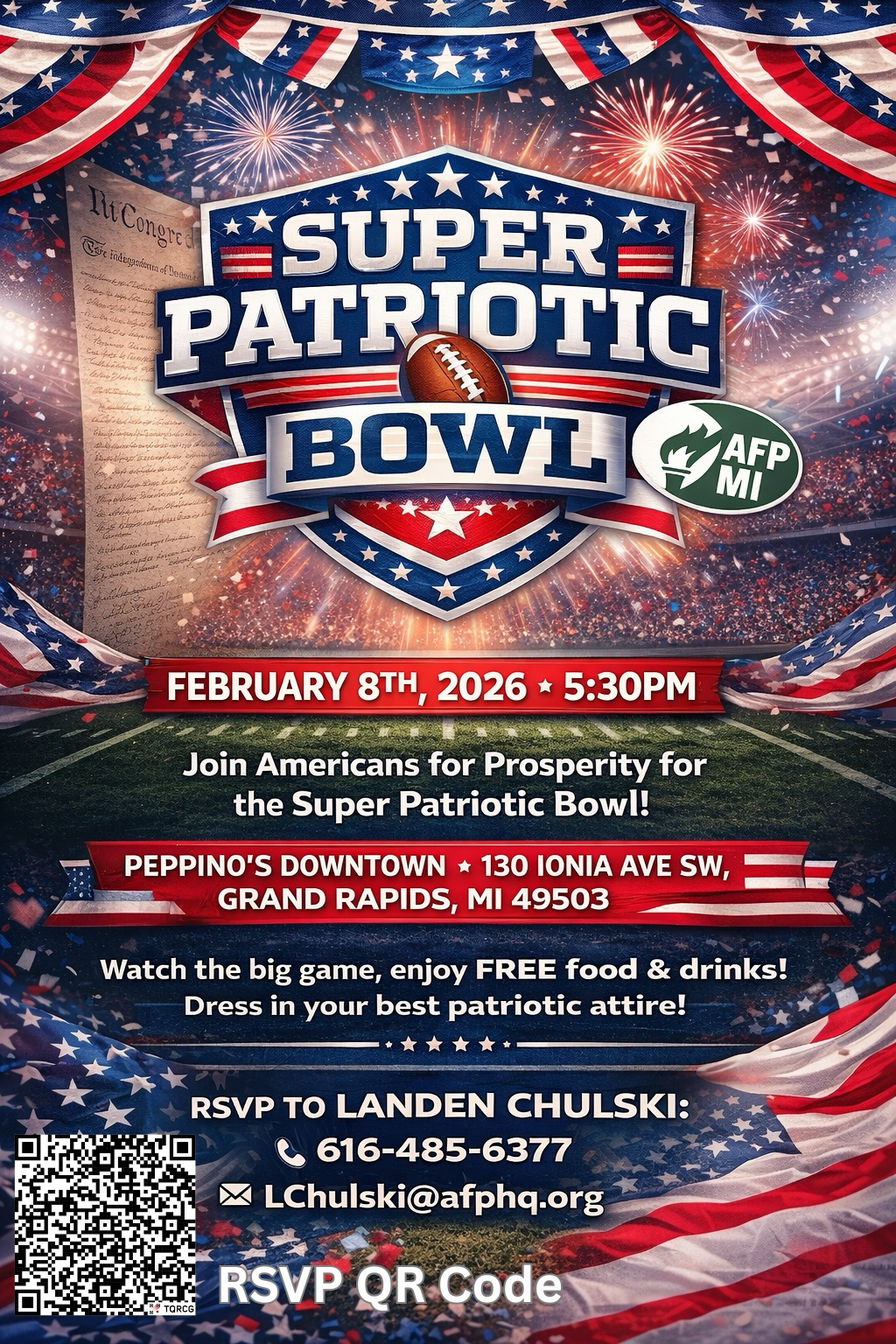 Super Bowl 2026 Grand Rapids Event