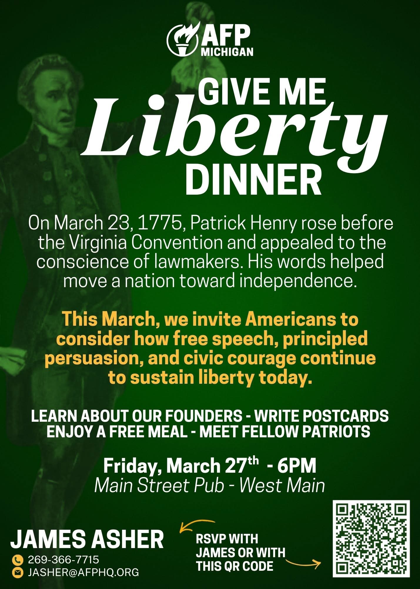 Give Me Liberty Dinner